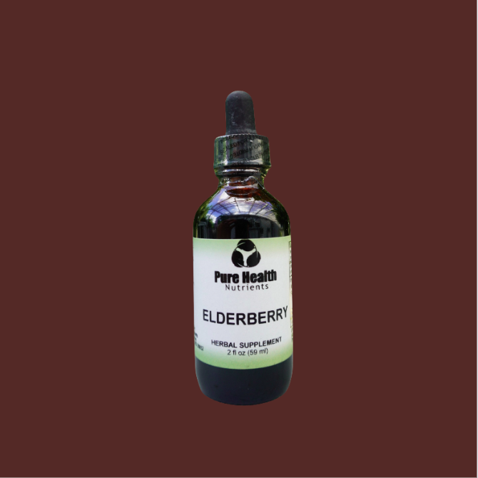 Elderberry Liquid Herbal Extract – 2 oz.