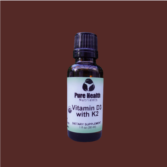 Vitamin D3 + K2 (Certified Organic)  1 oz.